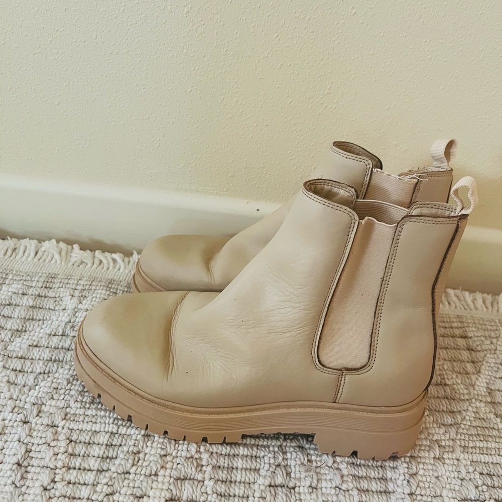 Women's Marc Fisher Pietro Chelsea Lugsole Waterproof Ankle Boots